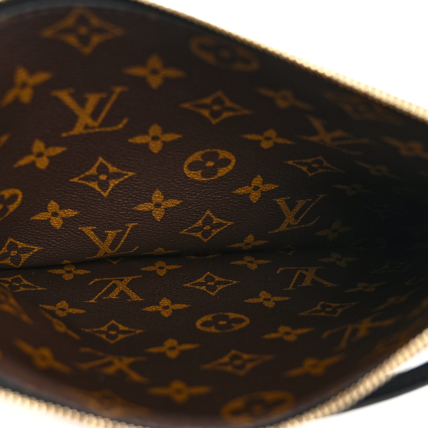 Calfskin Neverfull Inside Out MM Pochette Black