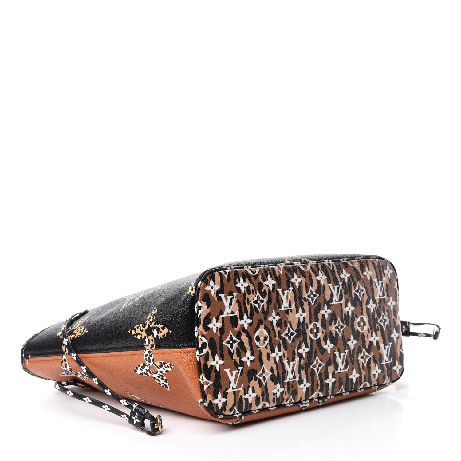 Louis Vuitton Monogram Giant Jungle Neverfull MM Black 5 of 13