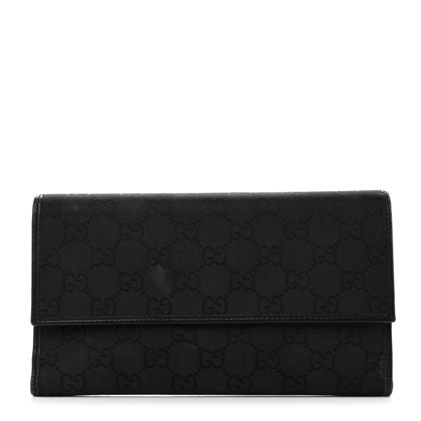 Monogram Nylon Continental Wallet Black