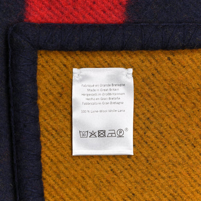 Hermes Wool Rocabar Dog Blanket Navy Paille 4 of 4