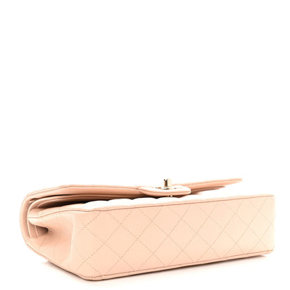 Chanel Caviar Quilted Medium Double Flap Light Beige 3 of 9