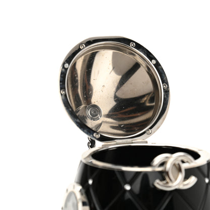 Chanel Plexiglass Crystal Rocket Ship Minaudière Clutch Black 7 of 9