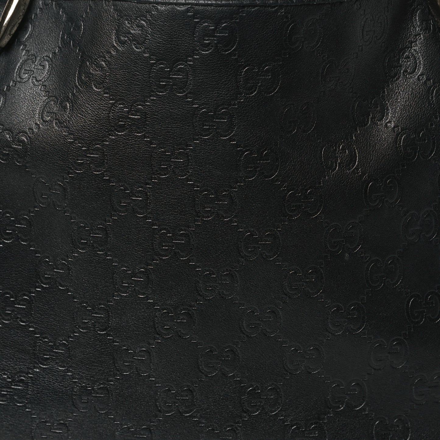 Guccissima Medium Abbey Shoulder Bag Black