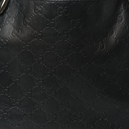 Gucci Guccissima Medium Abbey Shoulder Bag Black 8 of 11