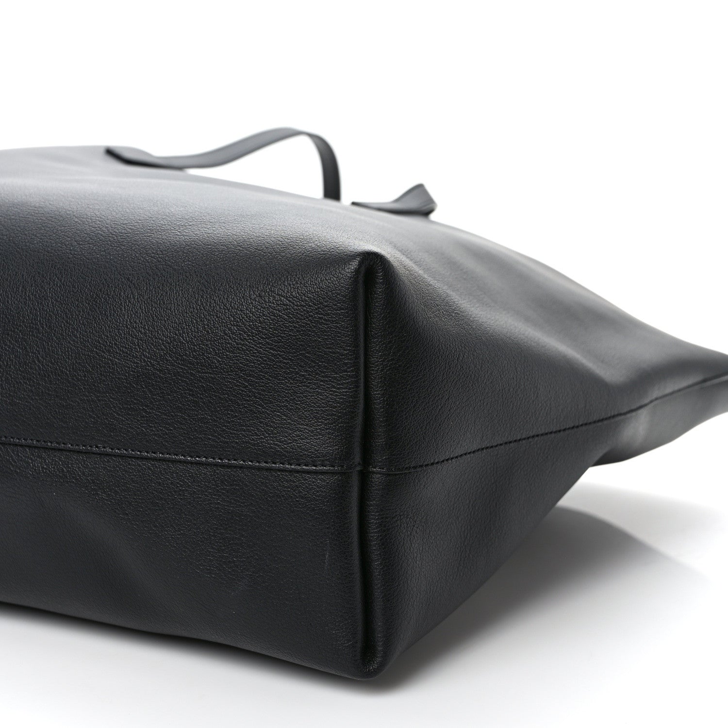 Saint Laurent Calfskin Large Shopping Tote Black 10 of 10