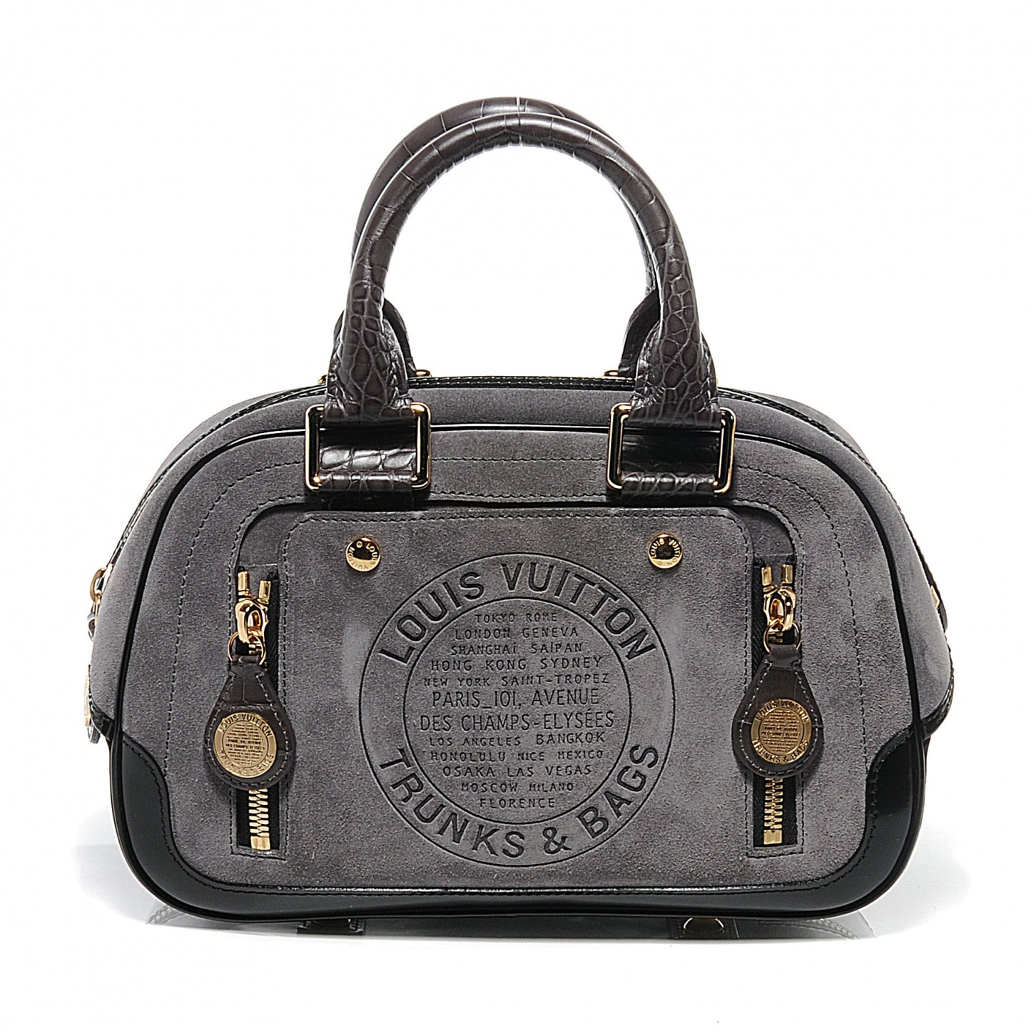 Havane Stamped Trunk Bowler PM Gray