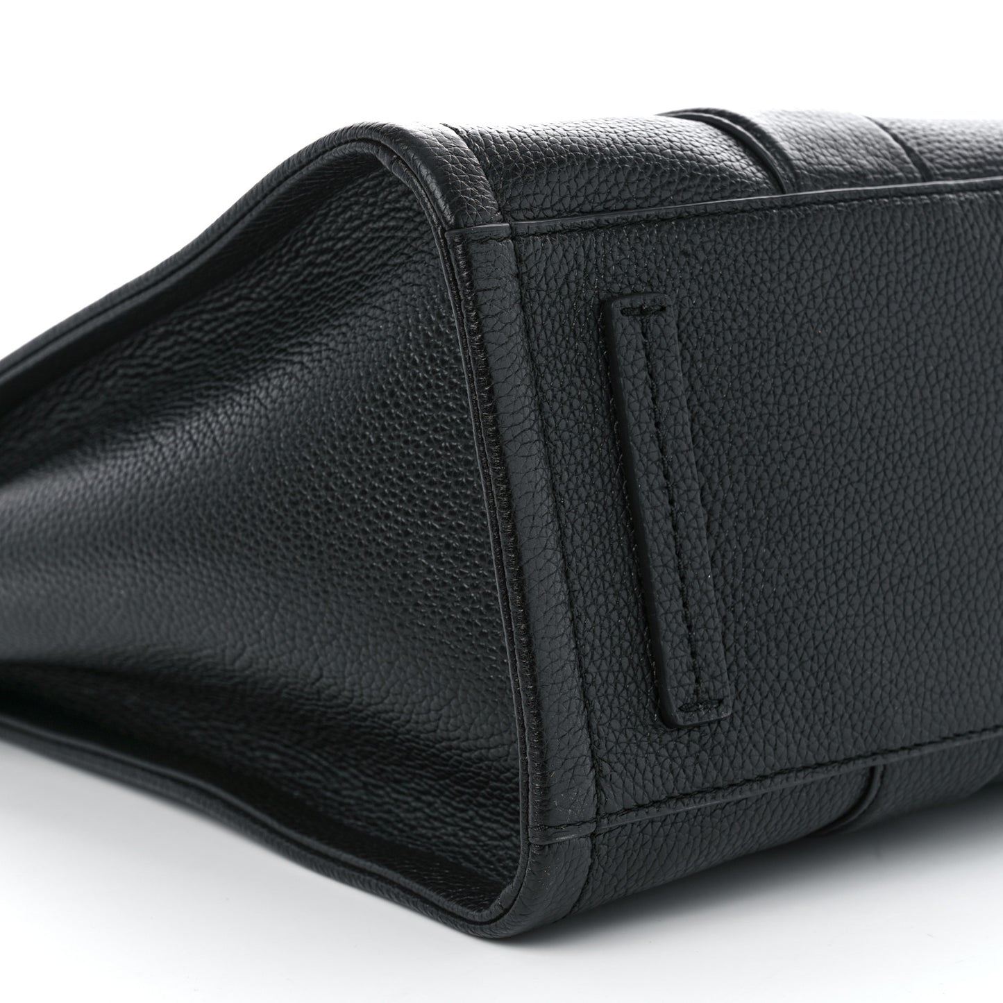 Grained Calfskin Large The Tote Bag Black