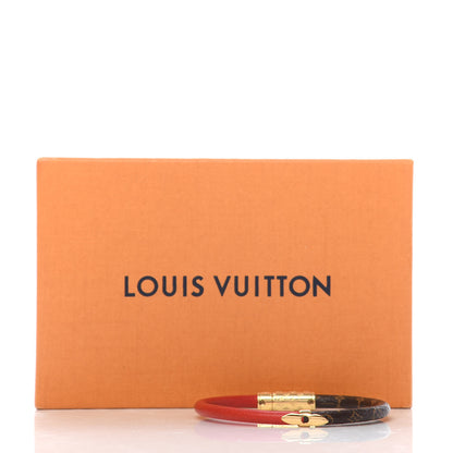 Louis Vuitton Monogram Daily Confidential Bracelet Red 5 of 5
