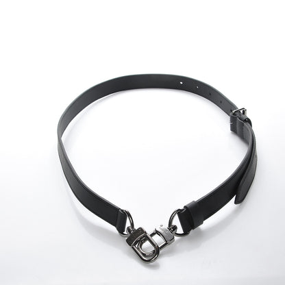 Louis Vuitton Calfskin Keepall Bandouliere Adjustable Shoulder Strap Black 4 of 4