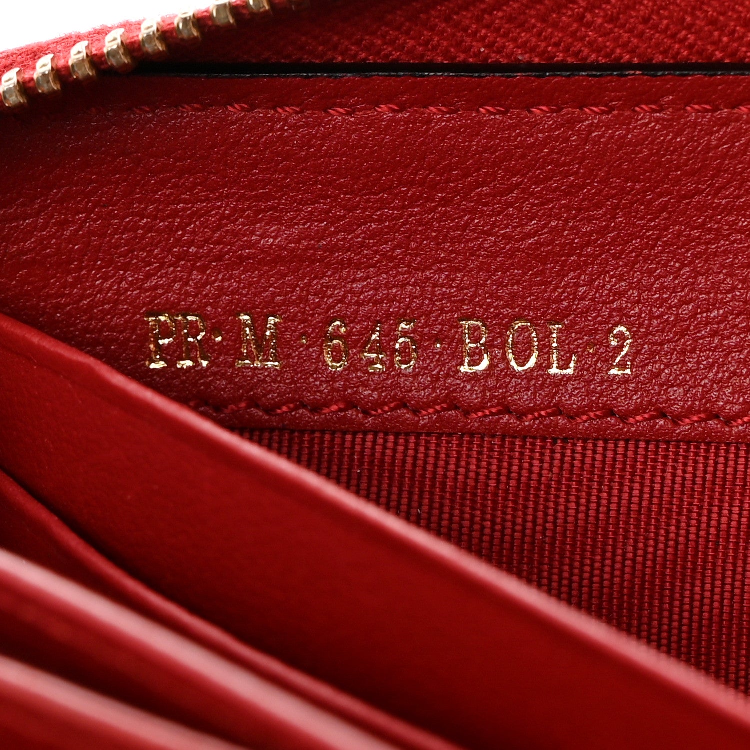 Valentino Garavani Calfskin Rockstud Zip Around Wallet Rosso Valentino 7 of 7
