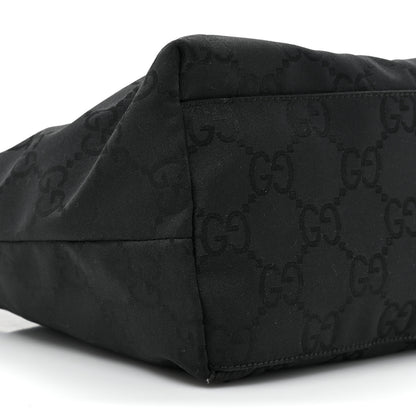 Gucci Nylon Monogram Small Hobo Black 9 of 9