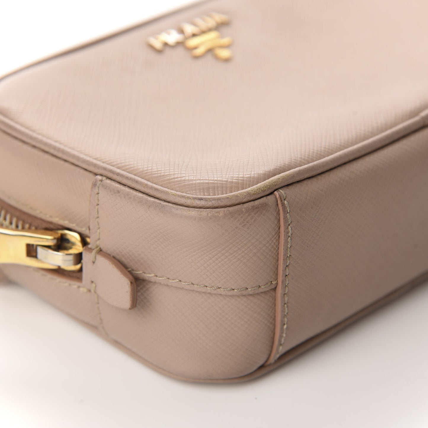 Saffiano Mini Camera Crossbody Cammeo