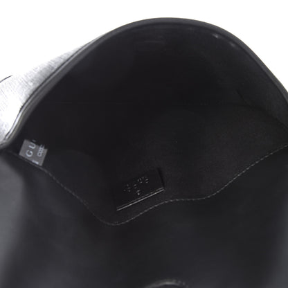 Gucci GG Supreme Monogram Web Slim Belt Bag Black Grey 5 of 9