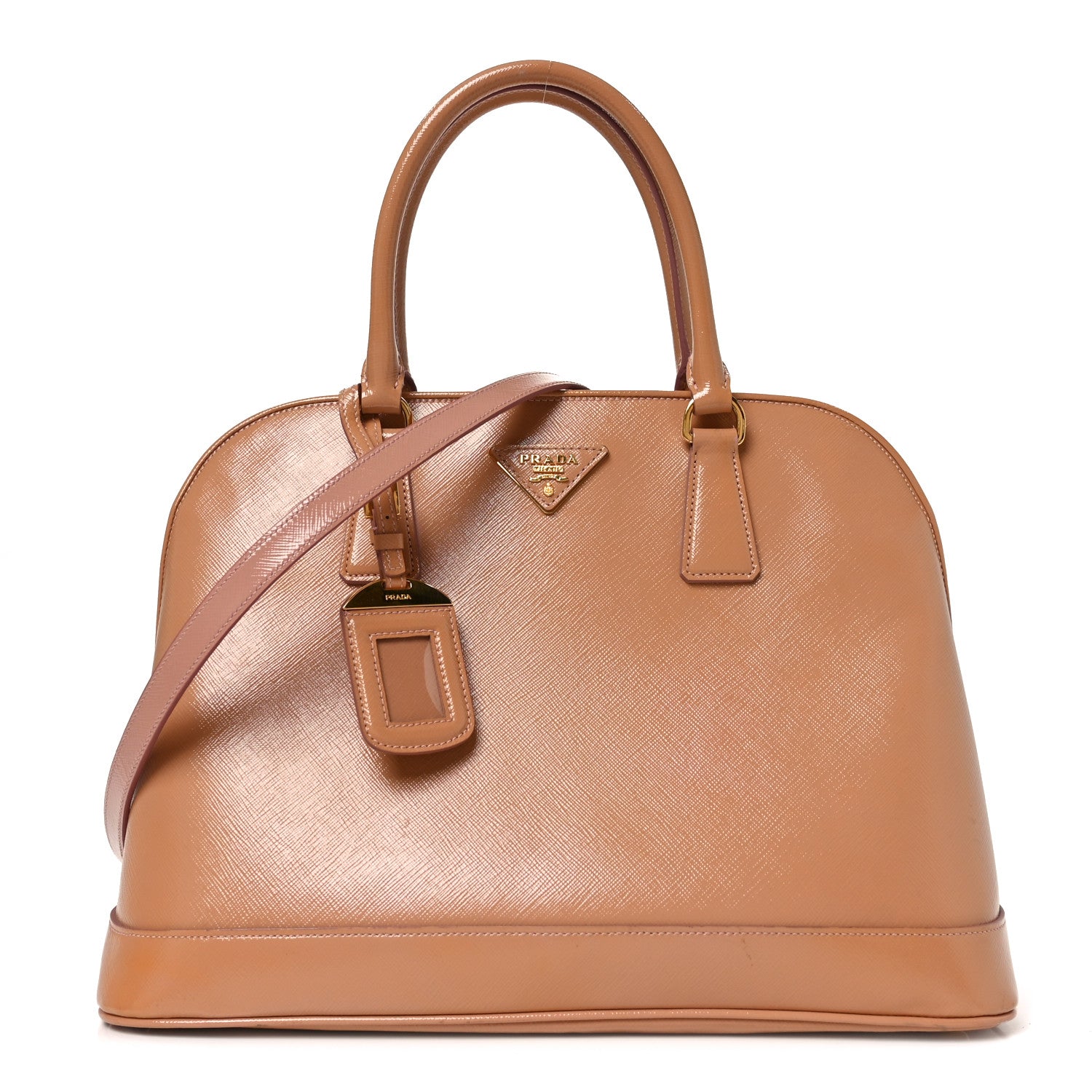 Prada Saffiano Vernice Medium Promenade Tote Orchidea 1 of 9