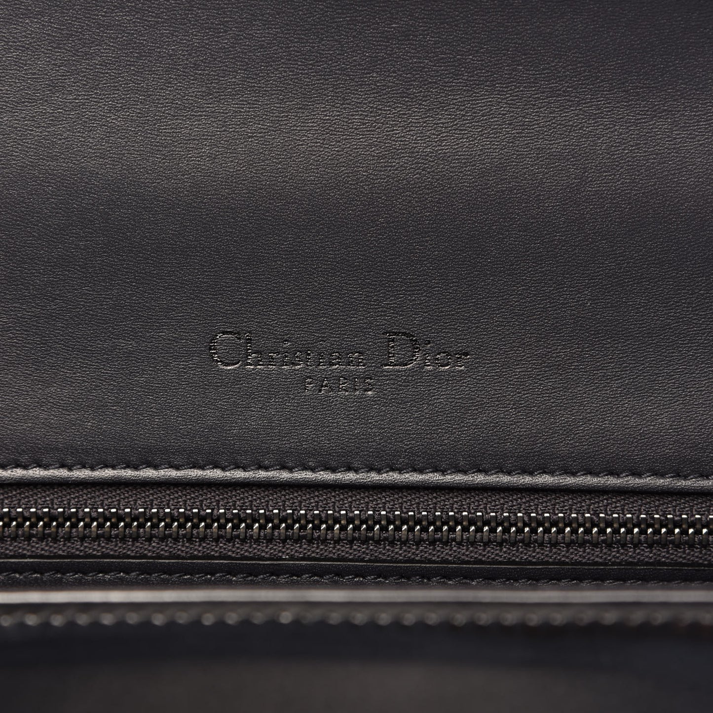 Metallic Patent Micro-Cannage Medium Diorama Flap Bag Onyx Black