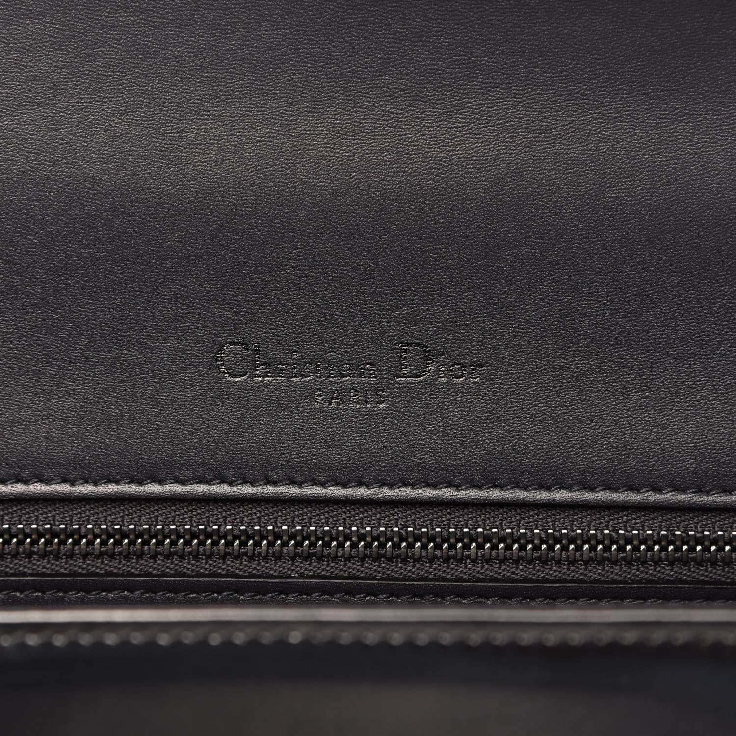 Christian Dior Metallic Patent Micro-Cannage Medium Diorama Flap Bag Onyx Black 8 of 12