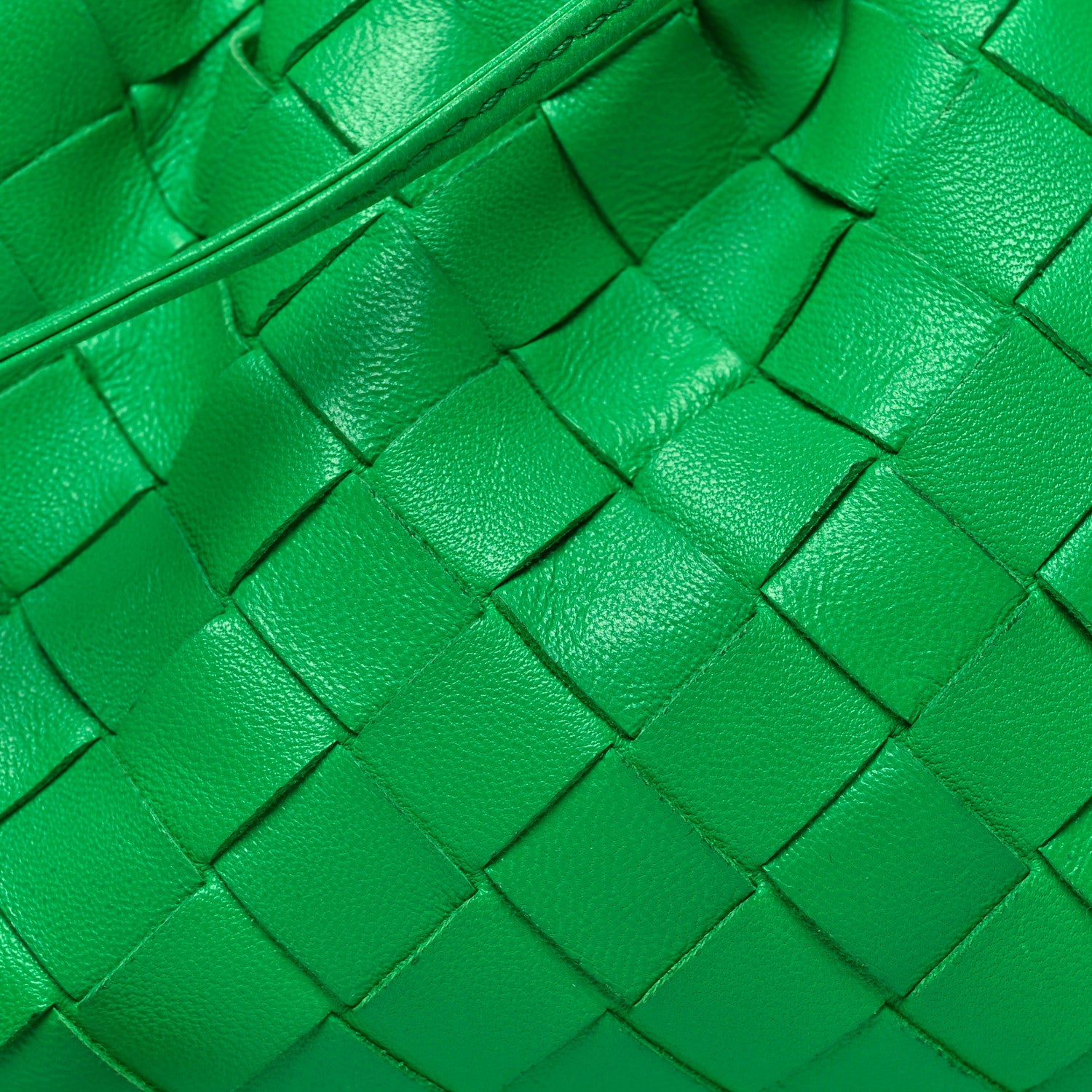 Bottega Veneta Nappa Intrecciato The Mini Pouch Clutch Parakeet 8 of 10
