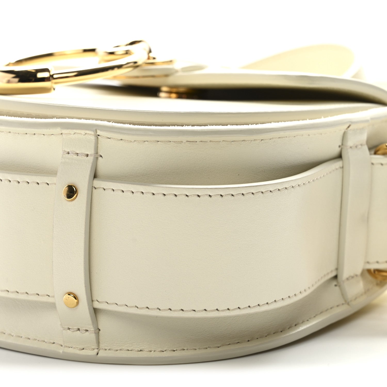 Chloe Calfskin Small Tess Bag Natural White 9 of 9