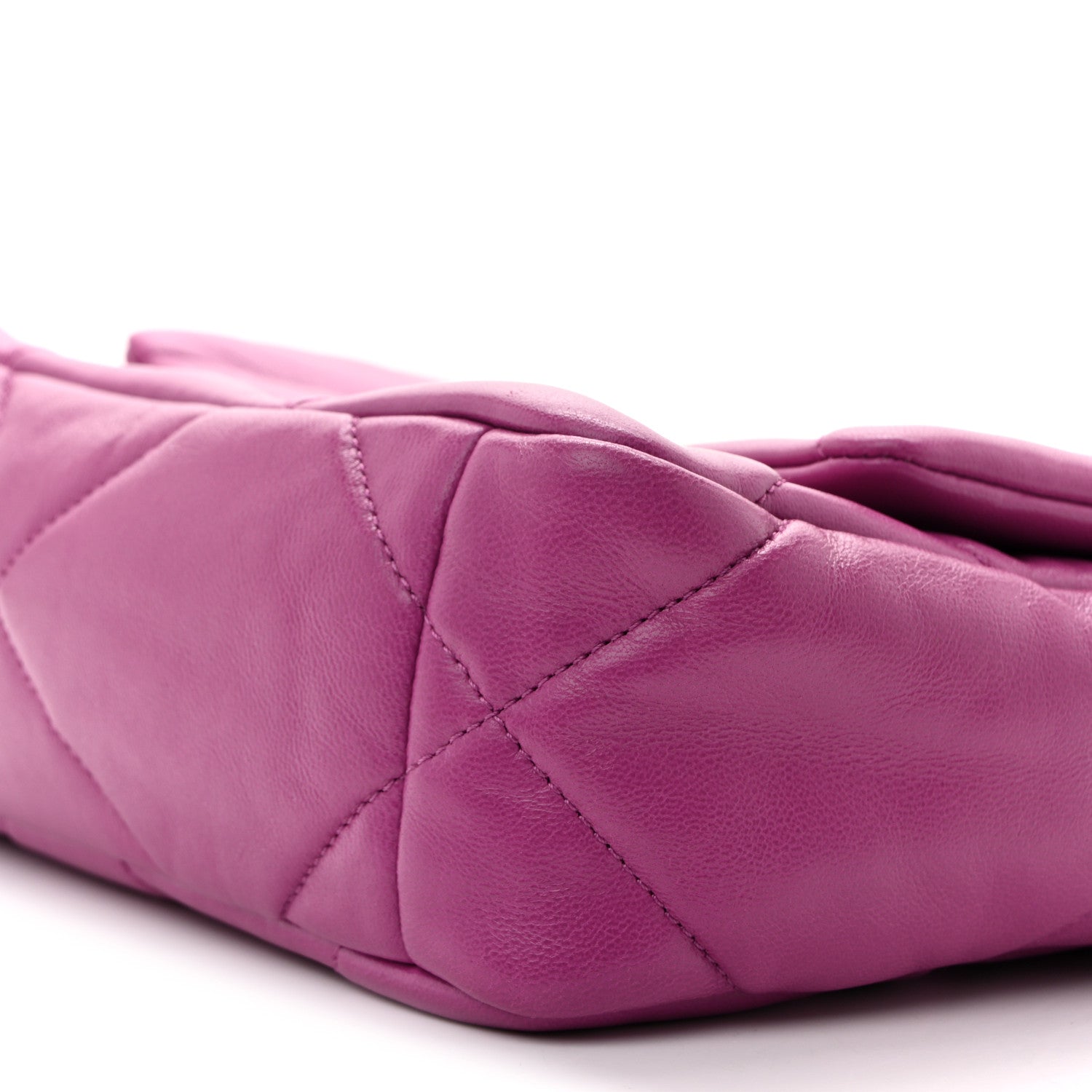 Chanel Lambskin Quilted Medium Chanel 19 Flap Purple 10 of 12