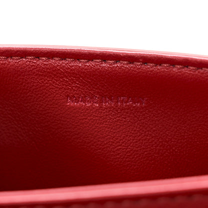 Celine Shiny Calfskin Teen Triomphe Red 7 of 10