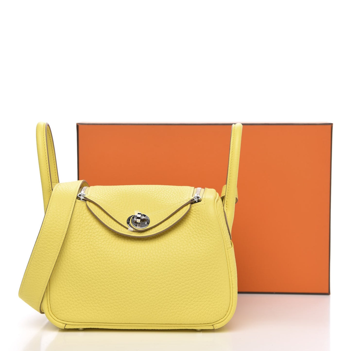 Taurillon Clemence Mini Lindy 20 Lime
