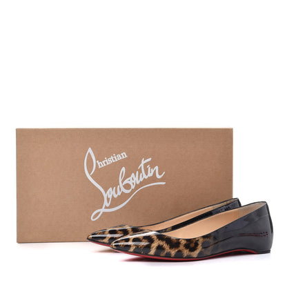 Christian Louboutin Patent Degrade Leopard Pigalle Follies Flats 35.5 Leopard Black 12 of 12
