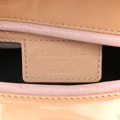 Christian Dior Patent Cannage Medium Lady Dior Beige 6 of 15