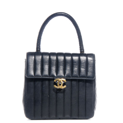 Chanel Lambskin Vertical Quilted Kelly Flap Bag Black 1 of 7