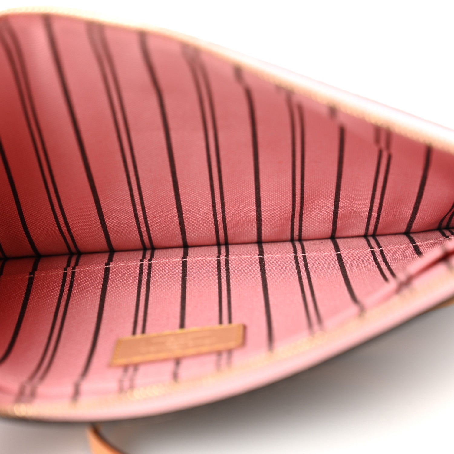 Louis Vuitton Monogram Neverfull MM GM Pochette Rose Ballerine 5 of 11