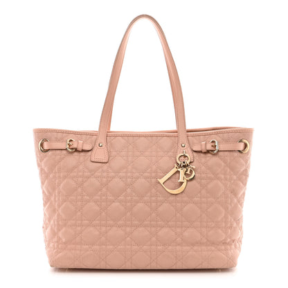 Christian Dior Coated Canvas Cannage Medium Panarea Tote Rosato 1 of 20