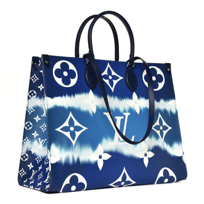 Louis Vuitton Monogram Escale Onthego GM Blue 2 of 4