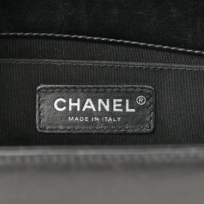 Chanel Lambskin Quilted Medium Boy Flap Black 6 of 12