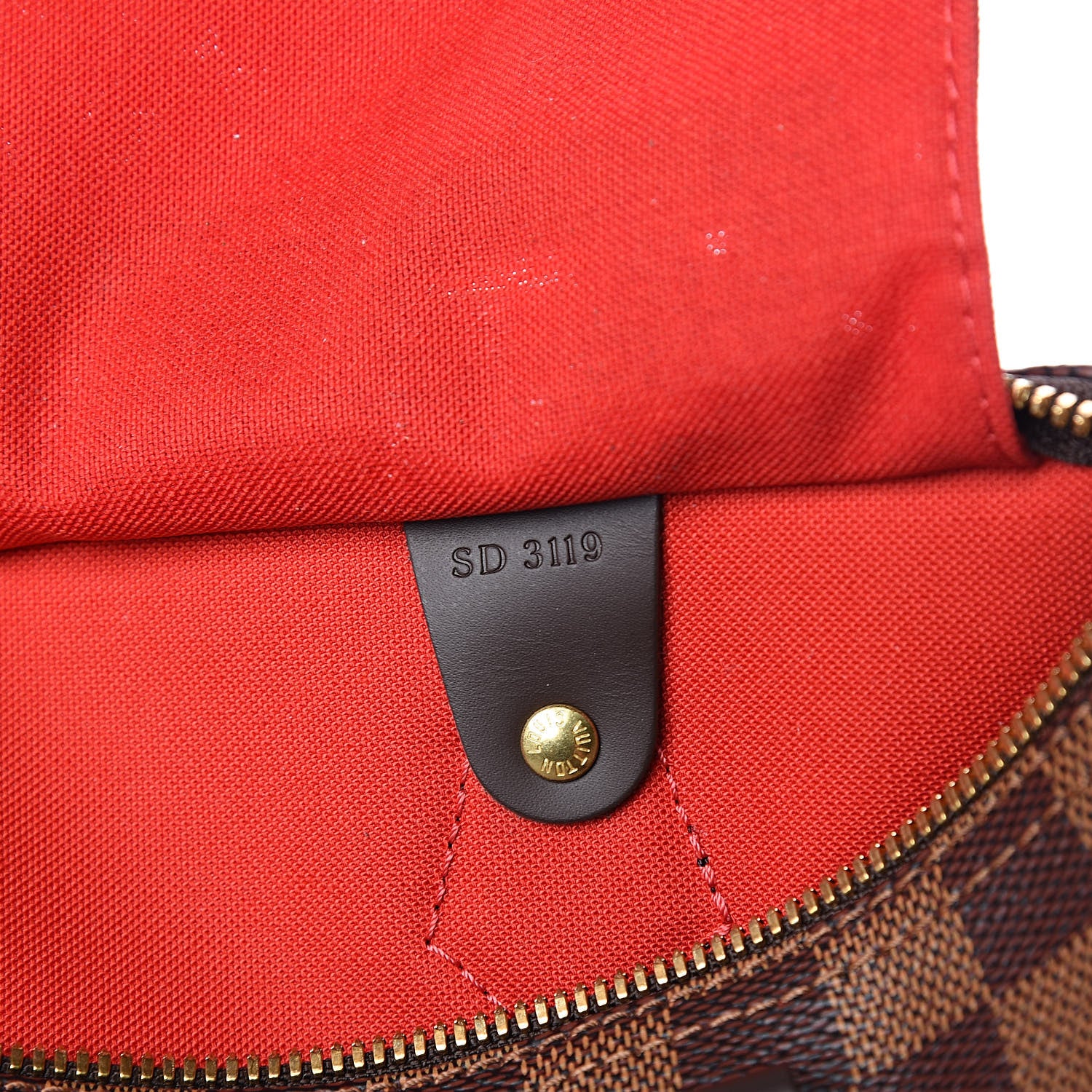 Louis Vuitton Damier Ebene Speedy Bandouliere 30 8 of 12