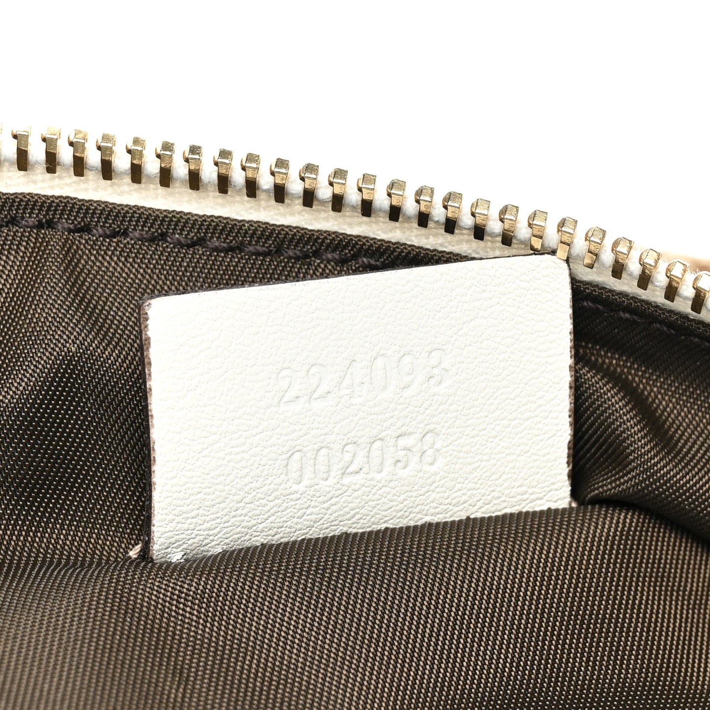 Monogram Pochette White