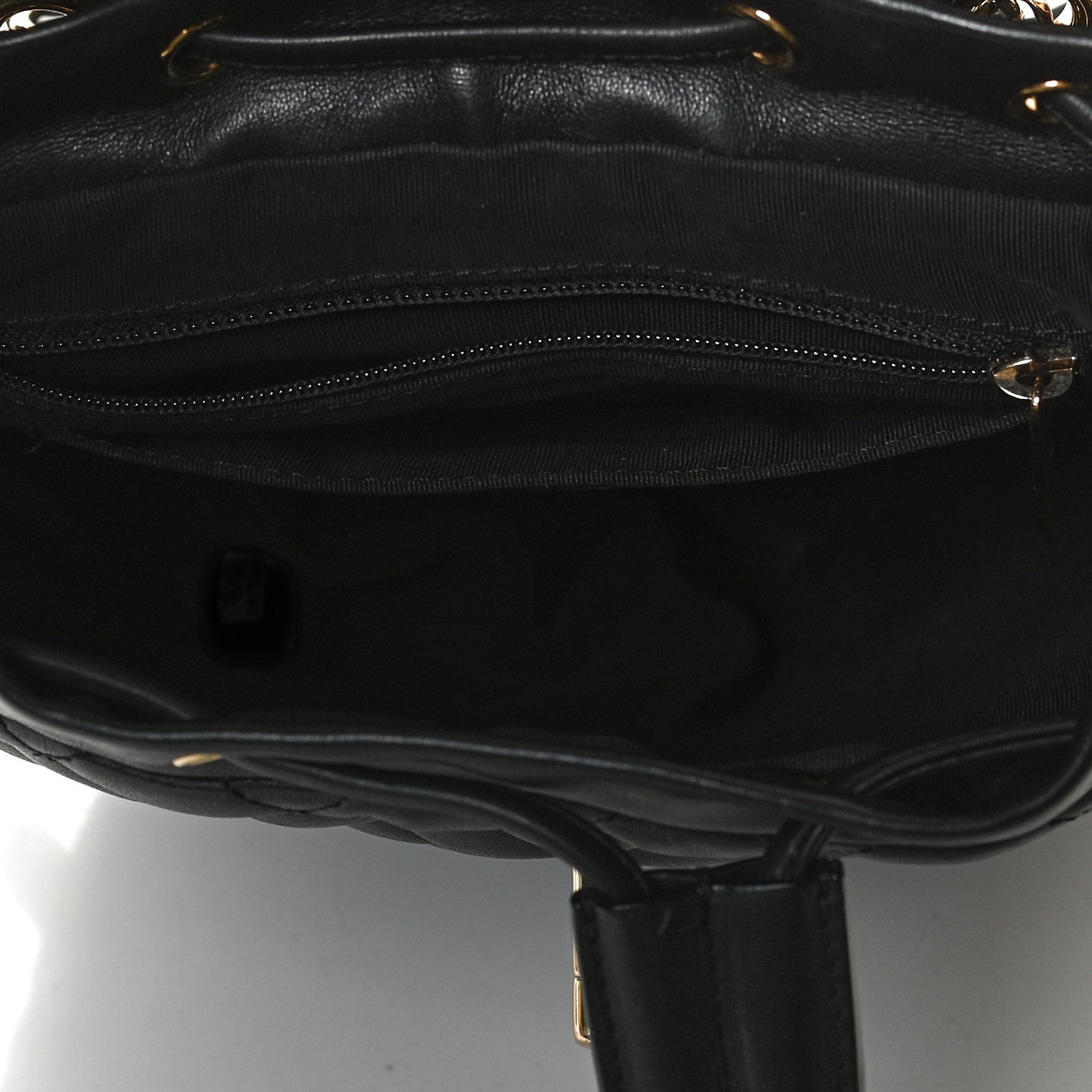 Chanel Lambskin Quilted Small Urban Spirit Backpack Black 5 of 13