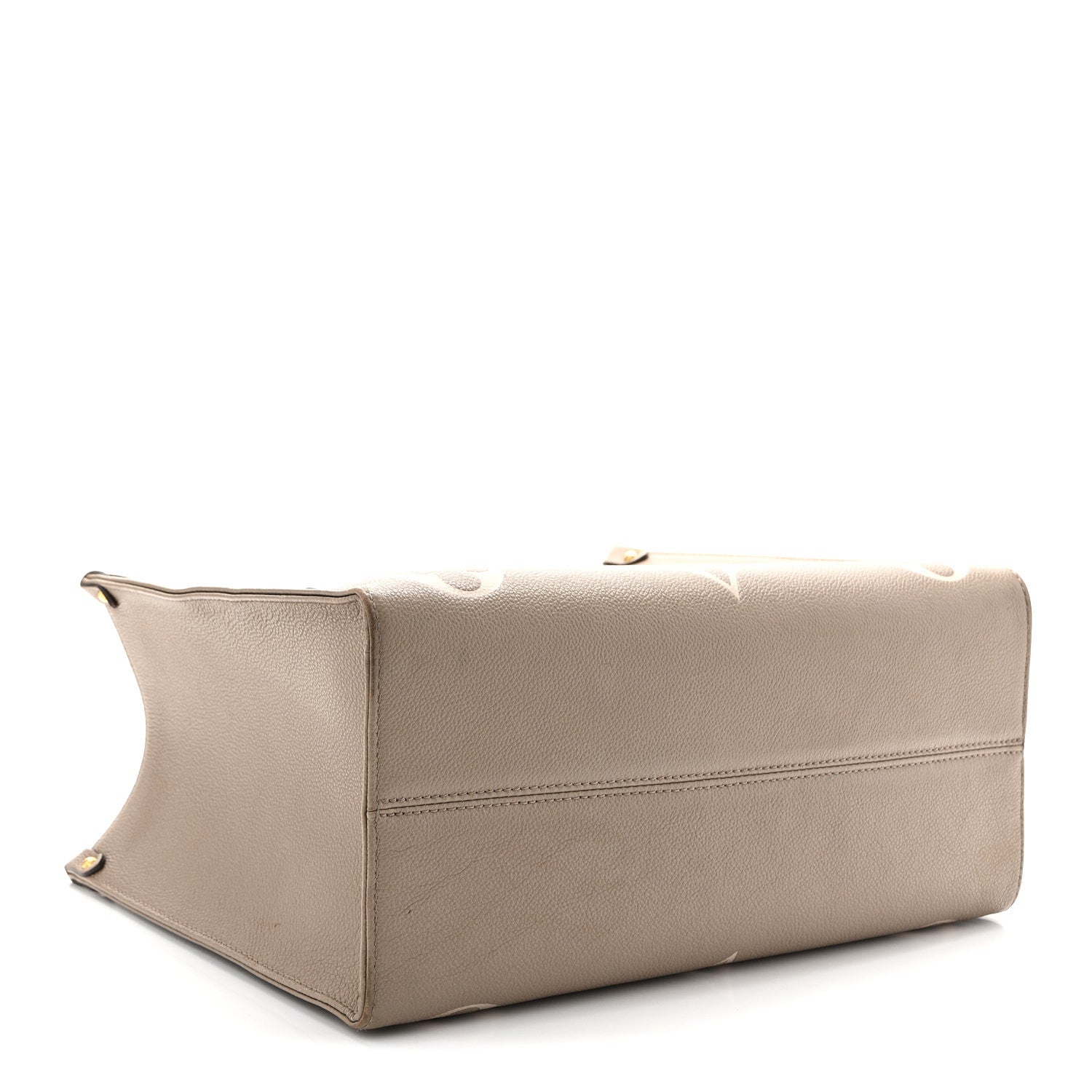 Louis Vuitton Empreinte Monogram Giant Onthego MM Tourterelle Creme 4 of 13