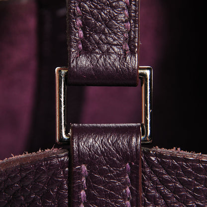 Hermes Taurillon Clemence Picotin Lock 18 Raisin 8 of 10
