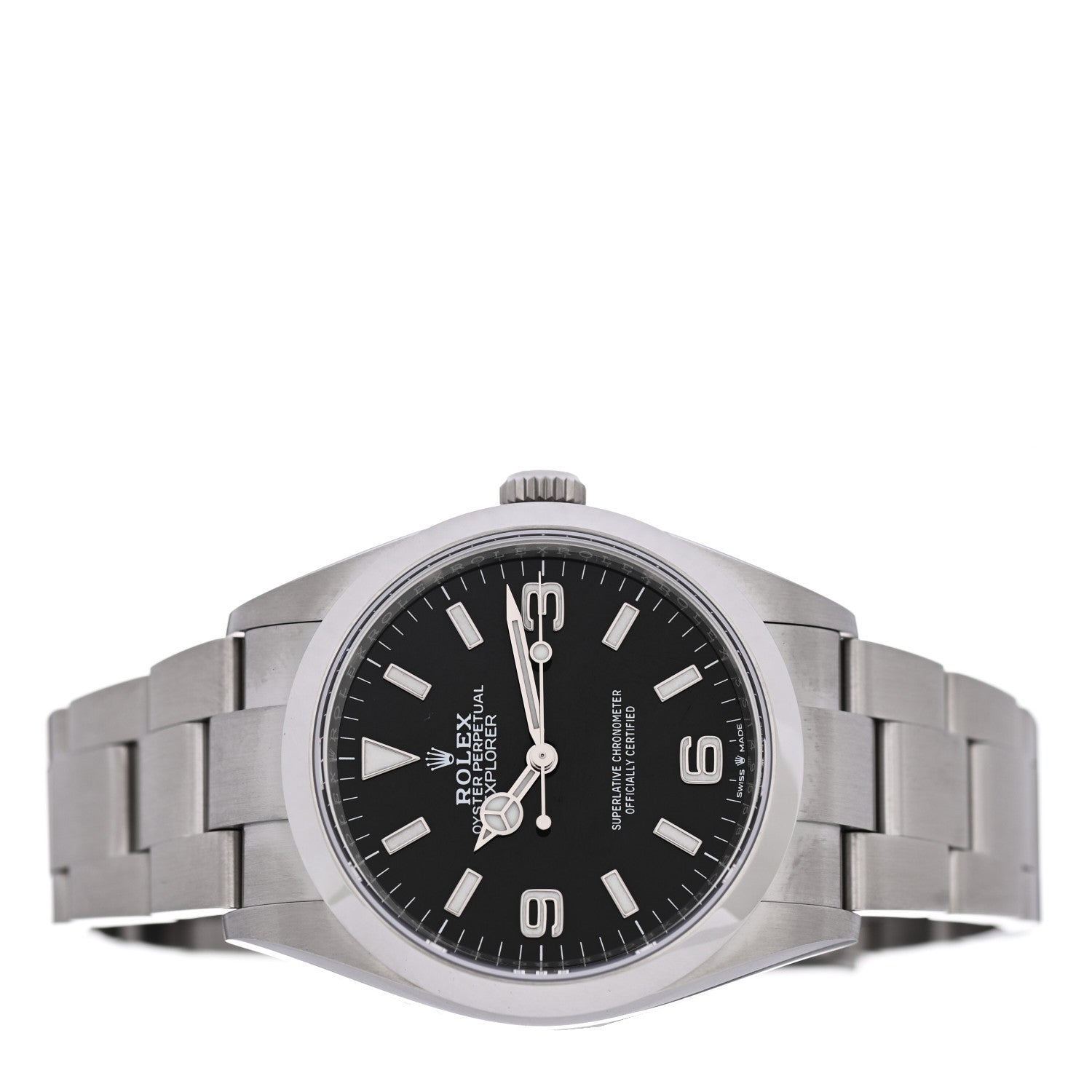 Rolex Stainless Steel 36mm Oyster Perpetual Explorer Watch Black 124270 2 of 5