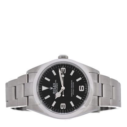 Rolex Stainless Steel 36mm Oyster Perpetual Explorer Watch Black 124270 2 of 5