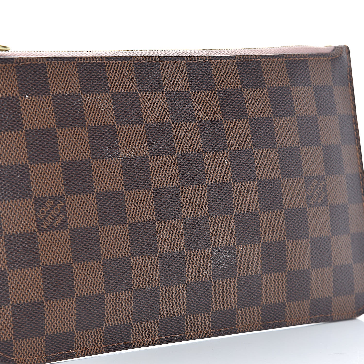 Louis Vuitton Damier Ebene Neverfull MM GM Pochette Rose Ballerine 15 of 17