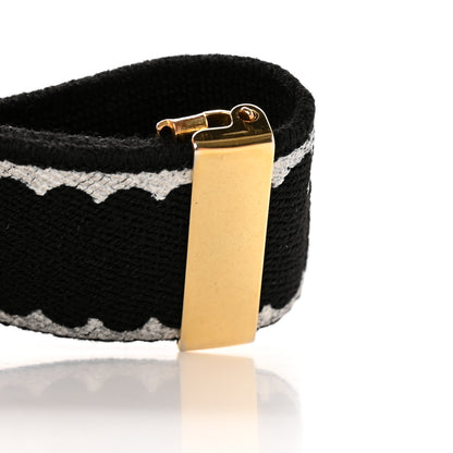 Chanel Logo Suspenders Black White 10 of 11