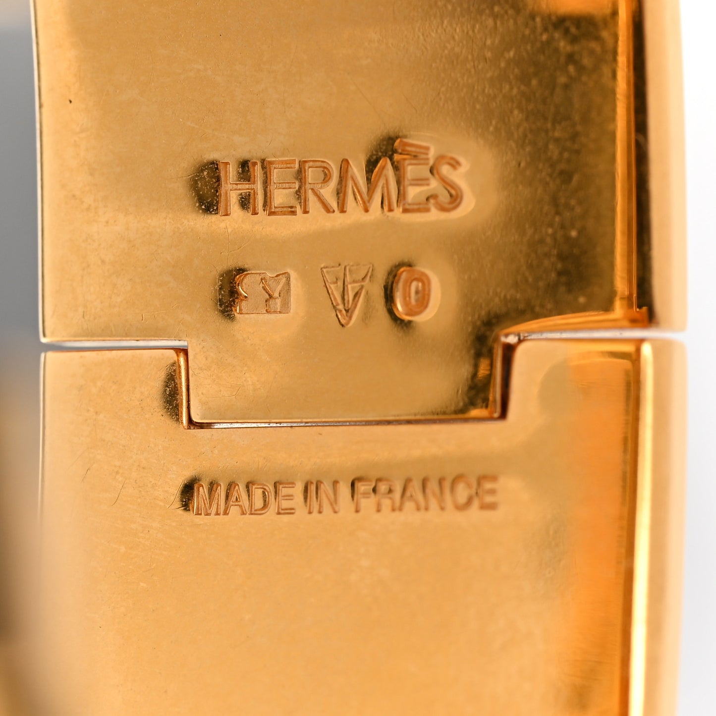 Enamel Wide Clic Clac H Bracelet PM Rouge Amarante