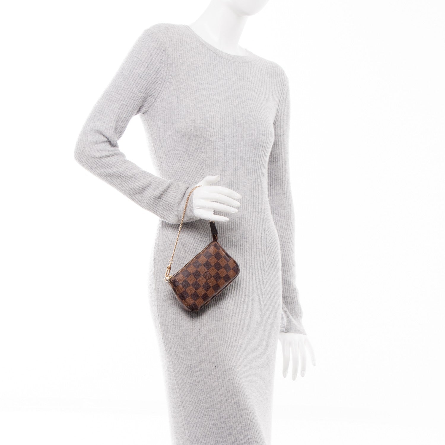 Louis Vuitton Damier Ebene Mini Pochette 2 of 7