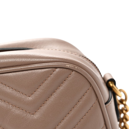 Gucci Calfskin Matelasse Small GG Marmont Chain Shoulder Bag Porcelain Rose 11 of 11