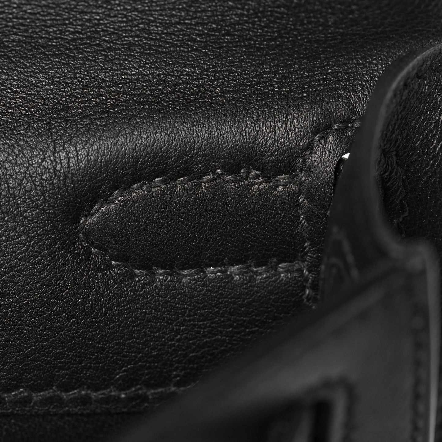Swift Kelly Cut Clutch Pochette Black