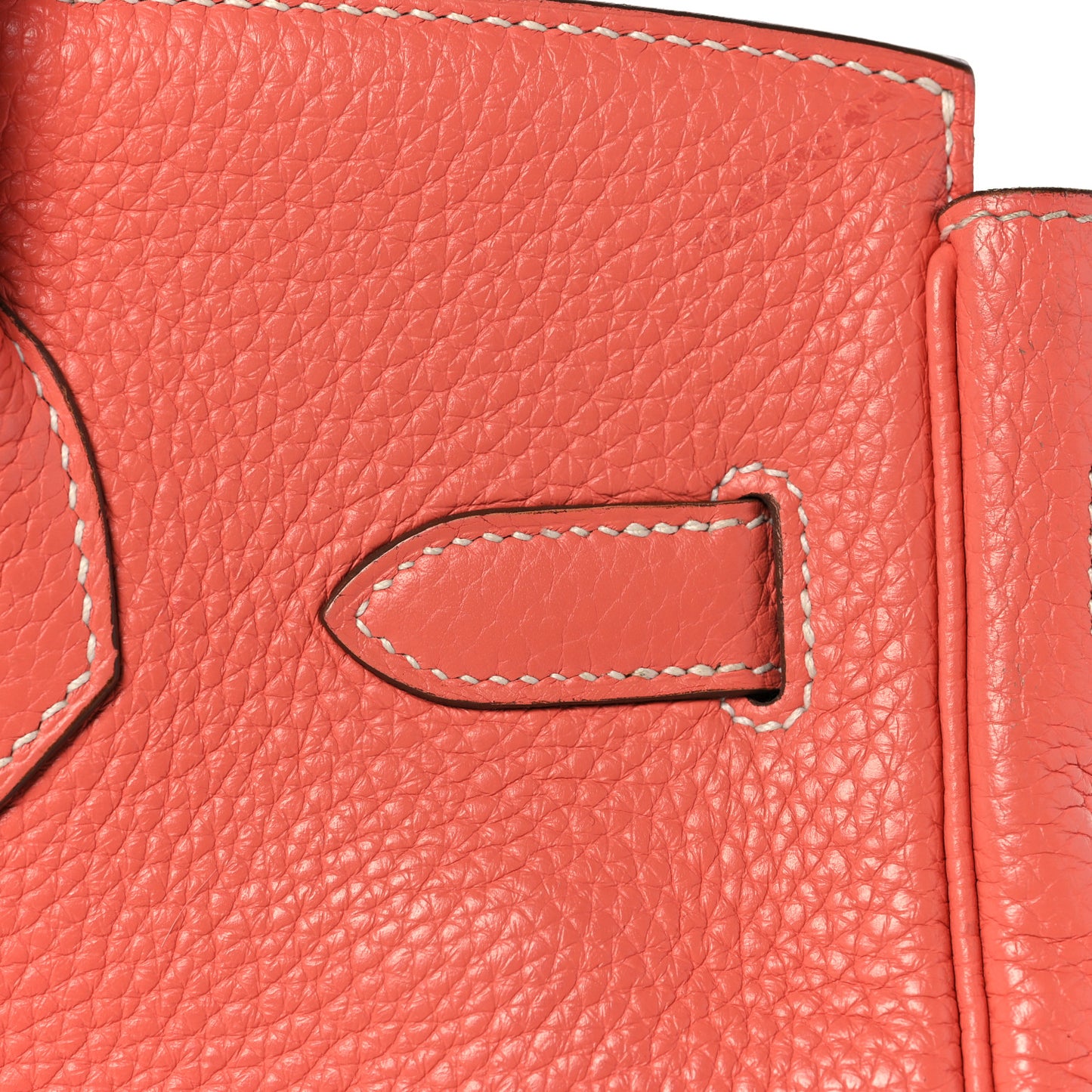 Taurillon Clemence Birkin 30 Crevette