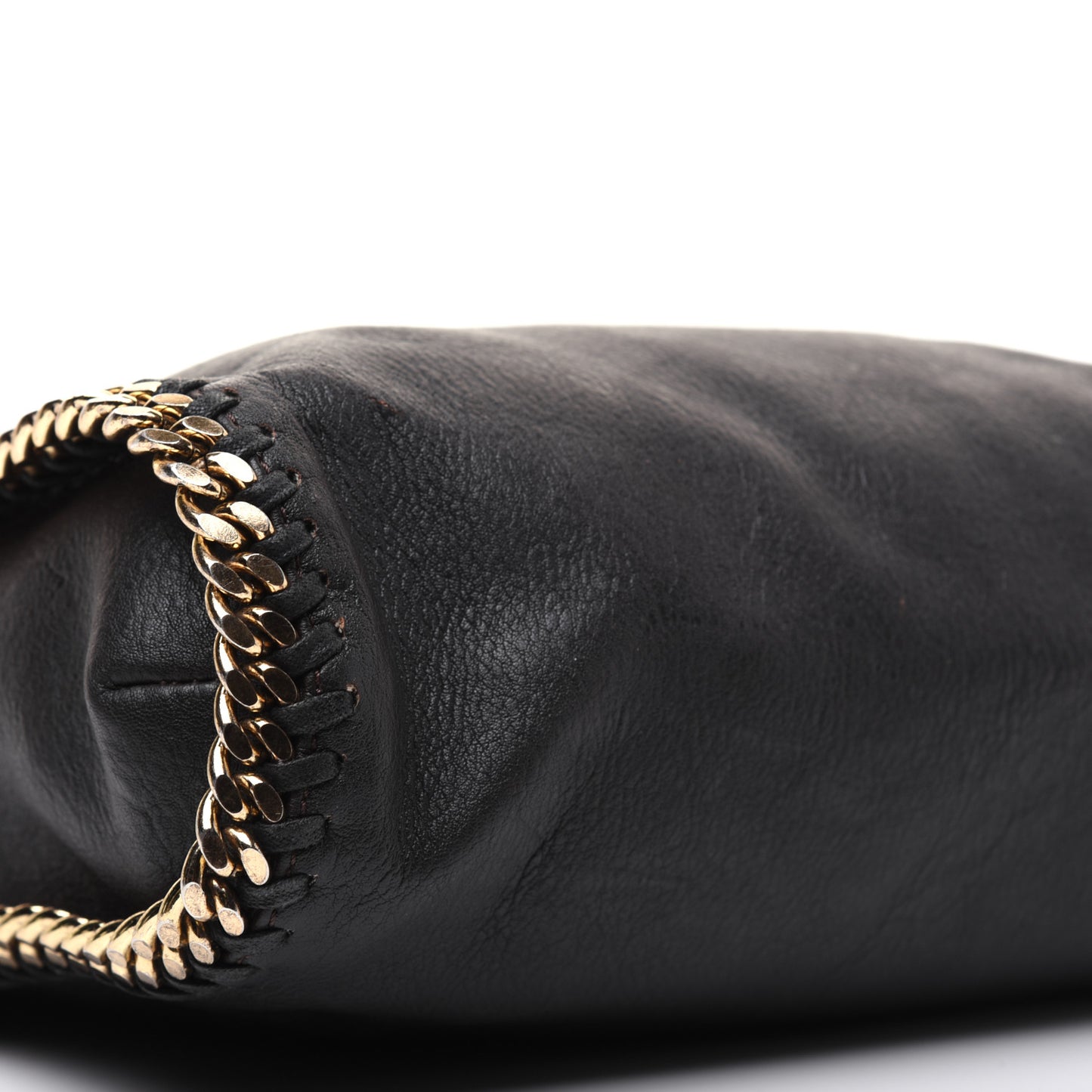 Shaggy Deer Falabella Fold Over Tote Black