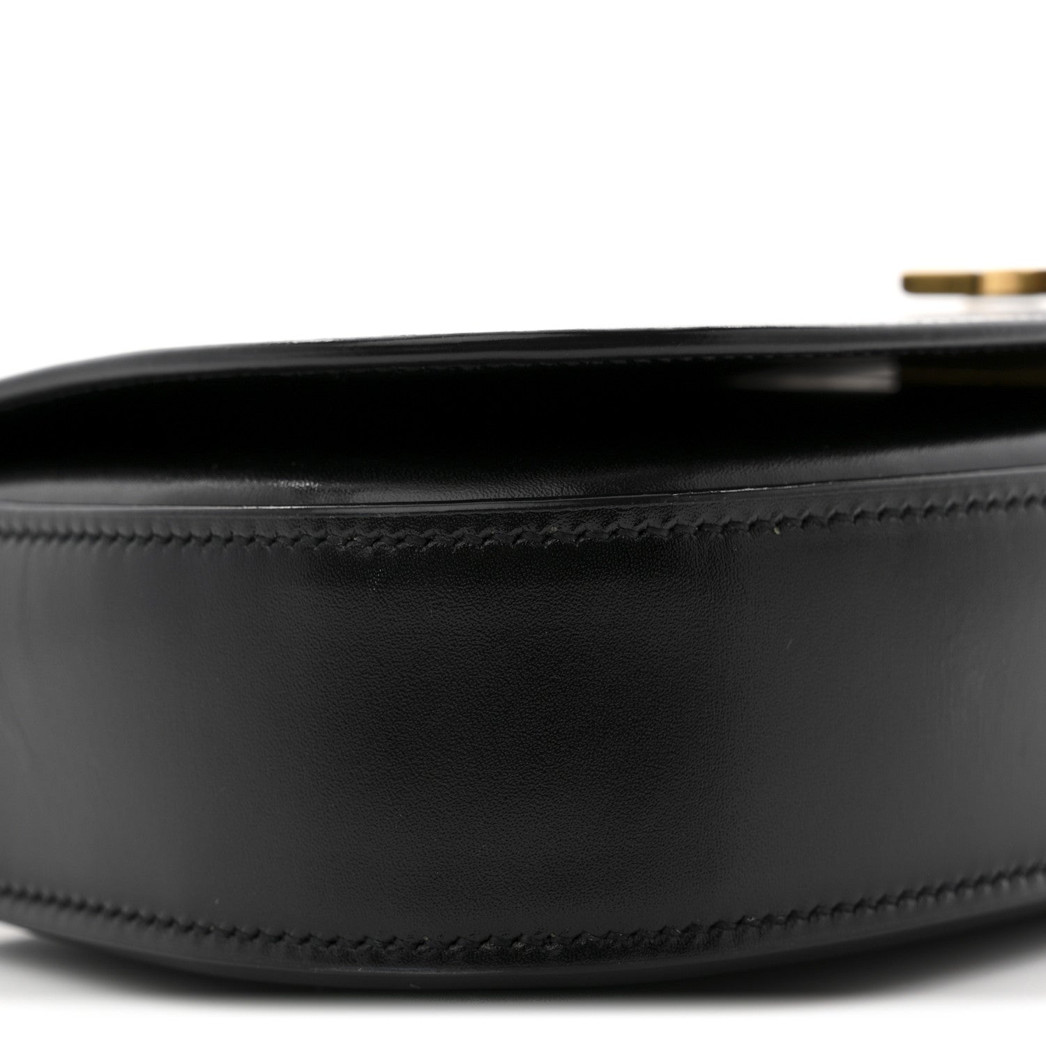Saint Laurent Box Calfskin Mini Voltaire Shoulder Bag Black 9 of 12