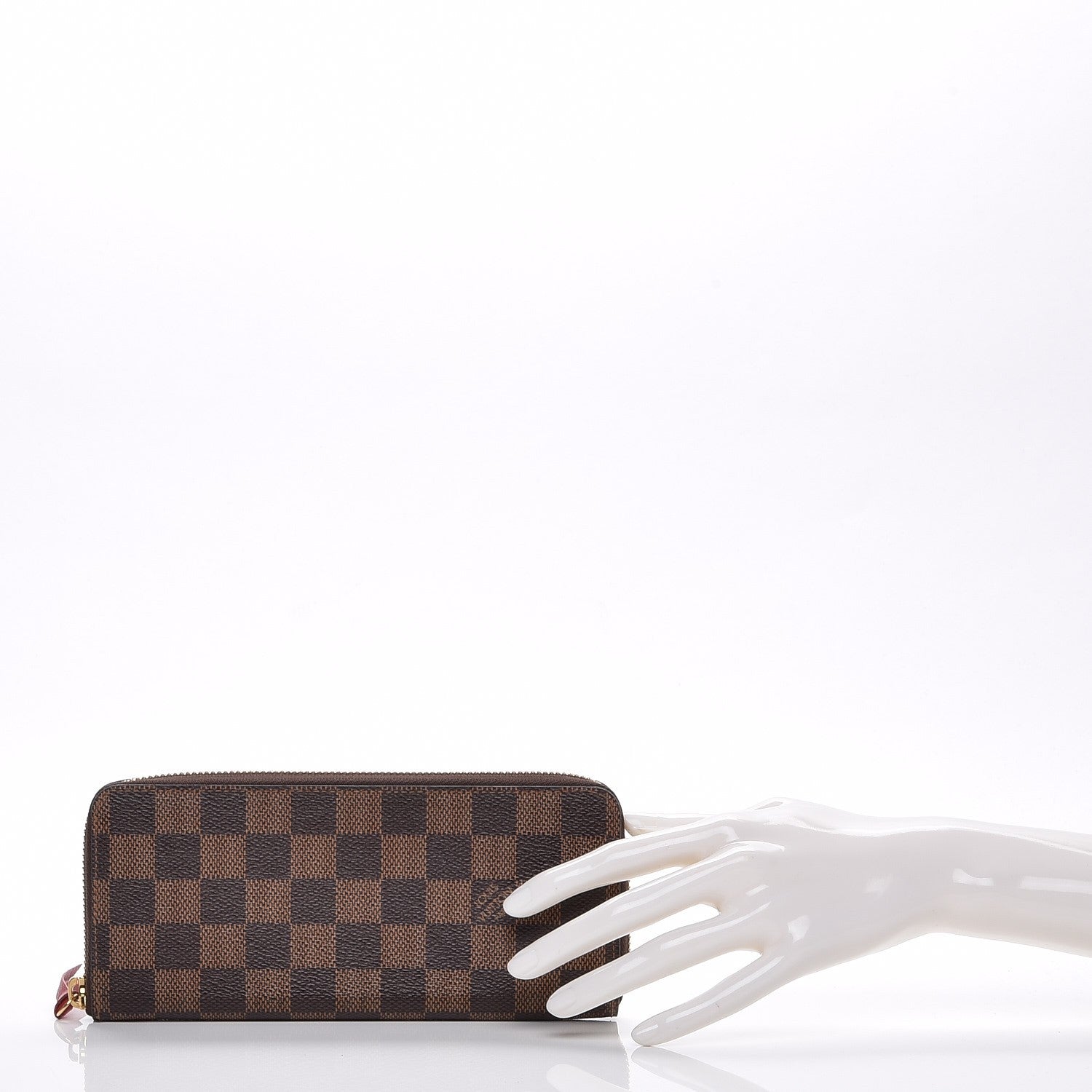 Louis Vuitton Damier Ebene Clemence Wallet 2 of 7