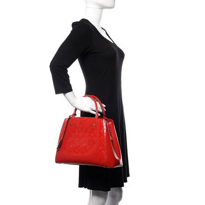 Louis Vuitton Vernis Montaigne MM Cherry 2 of 18
